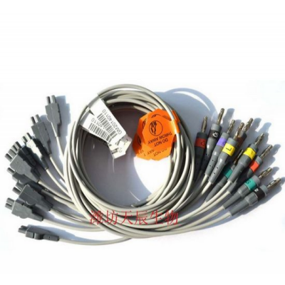 金麦道心电图机配件：心电导联线、心电吸球、心电夹子
