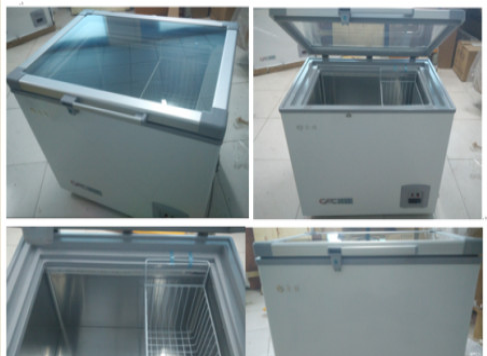 永佳-40度卧式冰箱100升（玻璃门），实验冰柜